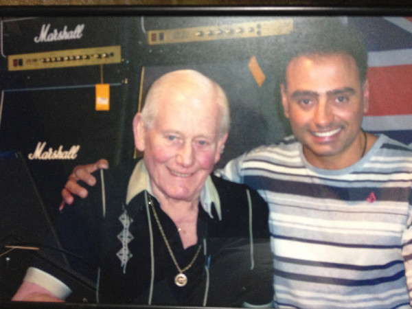 Leo with Jim Marshall