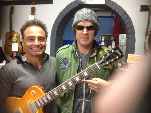 Leo with Bonamassa
