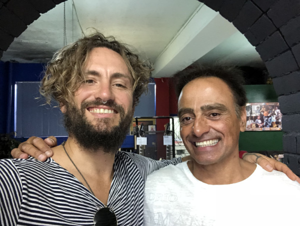 Leo with John Butler